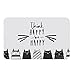 Produktbild fa.ghuadia. Umweltschutz matten Dusche Badezimmer Dusche Badezimmer Badezimmer Matten Matten Matten Vorlagen, 45 * 35 cm, schwarze Katze