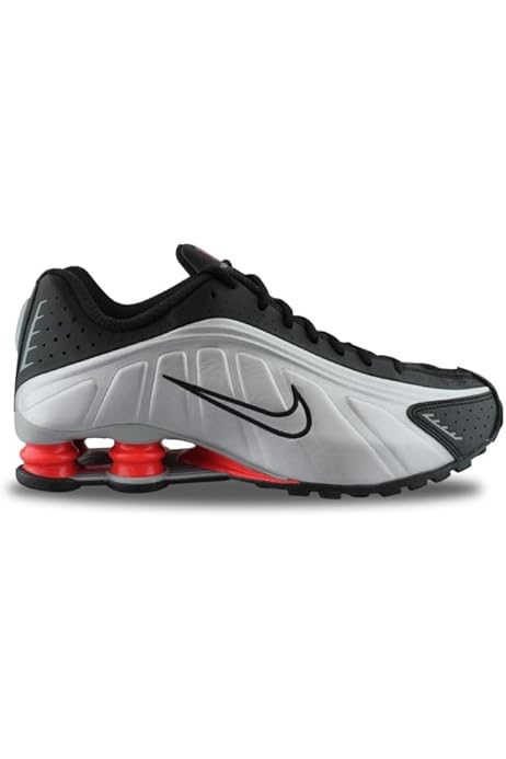 nike shox r4 metallic silver
