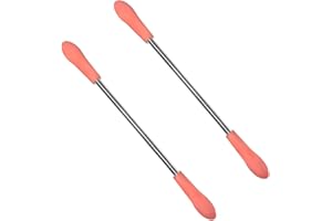 LMYZCBZL Epilierer, 2 Pcs Metall Gesichtshaarentferner, Gesicht Haarentfernung Epilierer, Epilierstäbe, Tragbarer Epilierer, Beauty Werkzeug, zum Entfernen von Kinn, Wangen, Flaum
