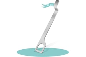 ACIELANNA Supporto per Portellone Posteriore 20cm 304 Acciaio Inox Accessori per VW T4 T5 T6 Accessorio per Bagagliaio e Camper