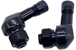 ‎NAAA Felgenfactory 2X Motorrad Alu Winkelventil Schwarz 8,3mm Ventile Eckventil Ventil
