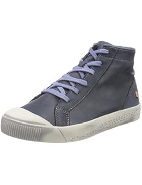 Softinos Damen Kip448sof Washed Hohe Sneaker