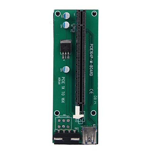 Vovotrade PCI-E Express Powered Riser-Karte W / USB 3.0 Verlängerungskabel 1x bis 16x Monero