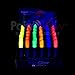 PaintGlow - UV Neon Lipstick Set of 6 colours - Super Bright UV Glow - Clubbing, festival