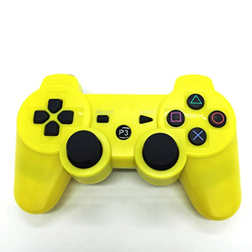 Preisvergleich Produktbild Sunny Rainbow - Kabelloser Dualshock-Controller für ps3 gelb