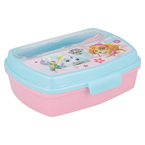 Preisvergleich Produktbild Paw Patrol Skye Vesperdose mit Besteck - Lunchbox Vesperbox Brotdose