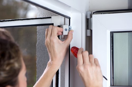 tesa Fliegengitter Adapter für tesa Alurahmen für Türen - 2