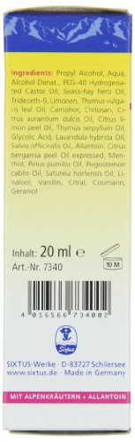 Sixtuwohl Nagelschutz flüssig Tag mit Alpenkräutern, 20ml - 3