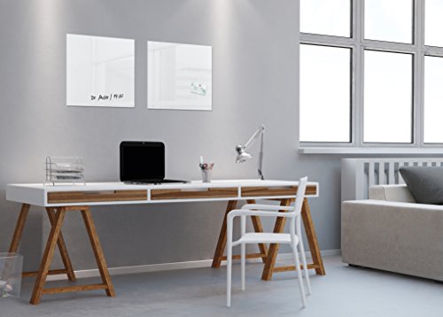 Sigel GL111 Glasmagnettafel artverum super-weiß, 48 x 48 cm – weitere Farben - 4