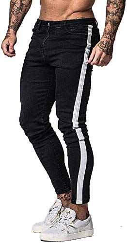 TANGO & CASH Mens Black Striped Denim Jeans RS.759 (75.00% Off) - Amazon
