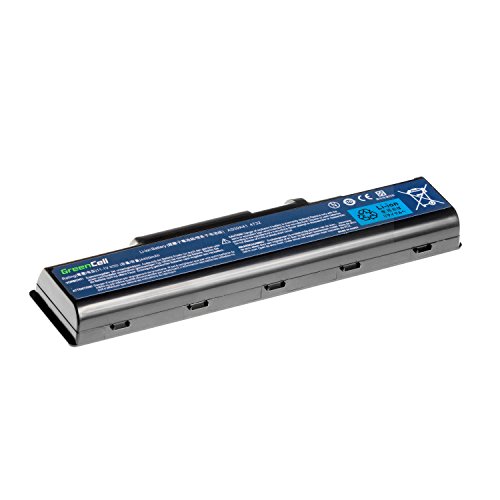 Green Cell® Standard Serie Laptop Akku für eMachines D725 E430 E525 E527 E625 E627 E725 G430 G525 G625 G630 G725 (6 Zellen 4400mAh 11.1V Schwarz) - 6