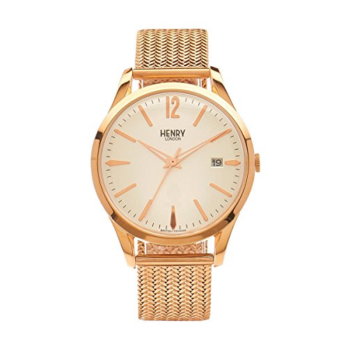 Henry London Unisex-Armbanduhr Richmond Analog Quarz Edelstahl HL39-M-0026 Henry London Unisex-Armbanduhr Richmond Analog Quarz Edelstahl HL39-M-0026