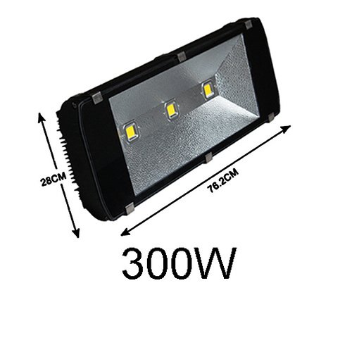 Hengda® 300W SMD LED Strahler Fluter IP65 Außen Flutlicht Leuchtmittel Scheinwerfer kaltweiss 6000k Weiß Wandstrahler 85-265V AC - 2