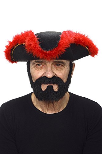 Auf Kaution schwarz glänzend bart - 2