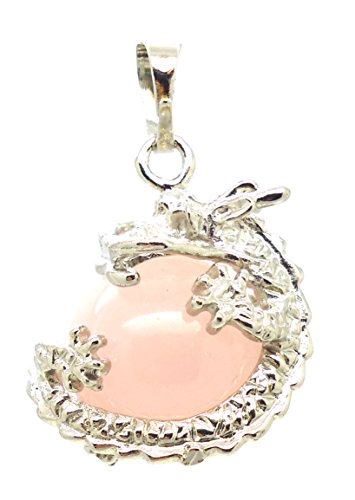 TANGLZ diseño de dragón de cuarzo del corazón rosa piedra Chakra entrega gratuita y seguimiento