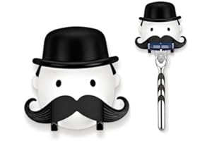 monTTese Soporte para maquinilla de afeitar de seguridad, soporte para cepillo de afeitar, Soporte para Afeitadora y Cuchilla Afeitar Clasica