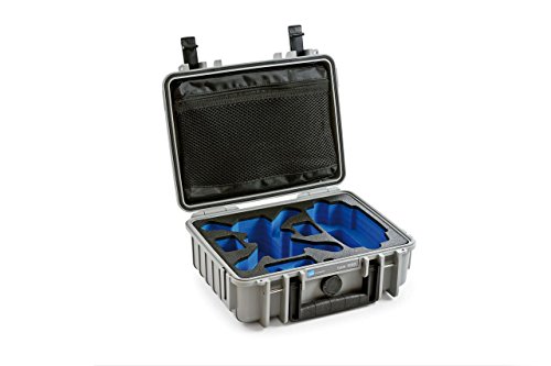 B&W International B&W Copter custodia Type 1000 / G grigio con DJI Spark Inlay