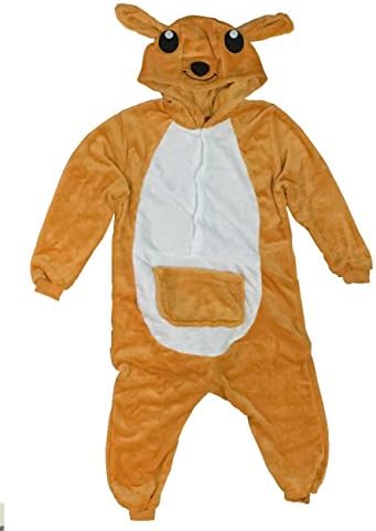 UDreamTime Kids Homewear Sleepsuit Animal Pajamas Halloween Cosplay Costume Kangaroo XL