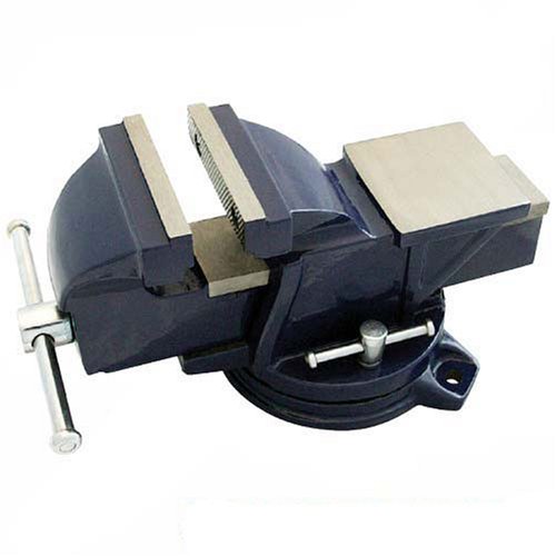 Silverline 580468 Ingenieurs-Schraubstock mit Schwenksockel 100 mm