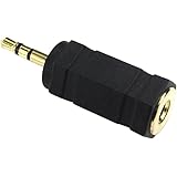rhinocables 3.5mm to 2.5mm Adapter Jack, Female 3.5mm Socket to Male 2.5mm Plug, Standard to Mini Stereo Jack Plug Adapter wi