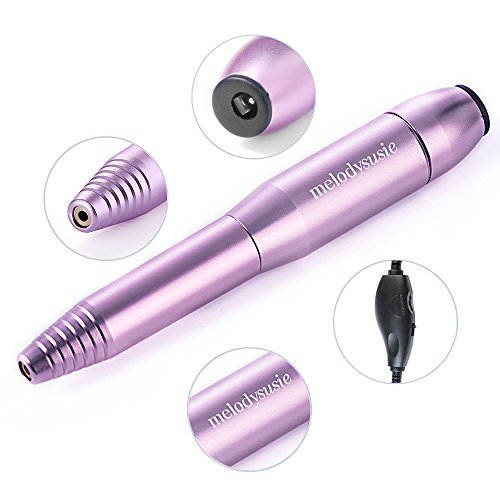 MelodySusie® Nagelfräser Set Nagelstudio für Pediküre und Maniküre Fräser Nagelfeile - 6