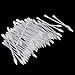 TOOGOO(R) Cosmetic Makeup Dual Tip Cotton Buds Swabs Pack of Approx.100Pcs White