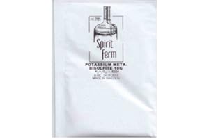 ALCOFERMBREW Metabisulfito de potasio - Campden | Sorborato | Potassim Meta | Bisulfito | Fermentación estabilizador de metabisulfito | Tapón de vino | Cerveza