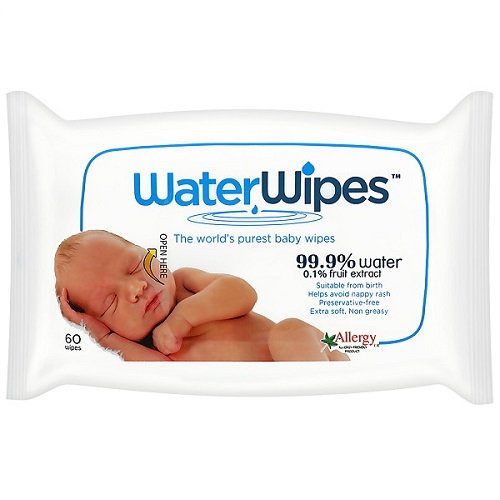 Water Wipes - Pack of 60 Wipes