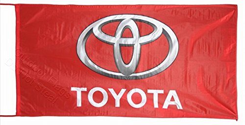 TOYOTA 3D FAHNE FLAGGE 2.5x5 ft 150 x 75 cm