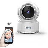 AOBO WiFi Camera 1080P HD Nanny Cam Baby Monitor IP Camera Wireless Surveillance Camera with Pan Tilt Motion Detection Two Way Audio and Night Vision