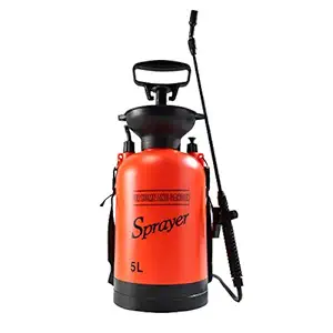 CLICIC Lawn and Garden Portable Sprayer 1.3 Gallon - Pump Pressure Sprayer Includes Shoulder Strap