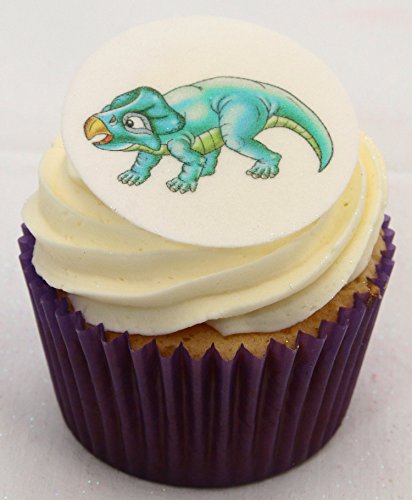 Wunderschöne essbare Kuchendekorationen – 48 Dinosaurier / 48 Edible Dinosaur Cake Decorations - 3