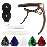 Fácil de mover: esta cejilla para guitarra es rápida para cambiar entre trastes. Rápida y fácilmente se libera y recoloca con una mano sin molestar la sintonización. Almohadilla de silicona de alta calidad que protegerá tu instrumento contra daños.