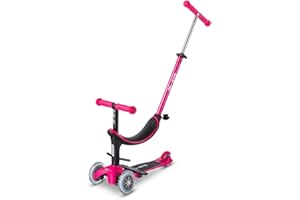 MICRO Mini 3-in-1 Revolution Deluxe Scooter - Raspberry