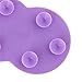 Lalang Silicone Makeup Brush Cleaning Mat Brush Scrubber Board Cosmetic Clean Tool (purple)