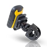 Smart-Planet Fahrradhalter für Ihr Garmin GPS Gerät (vibrationsfrei, mit gut durchdachtem QuickFix-System - Farbe: Schwarz - ohne Halteschale