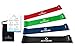 Produktbild Widerstandbands Loop - Set von 6 Mini Bands - Fitnessbänder. Home & Fitness Workout Gym Ausrüstung für Pilates, Yoga, Crossfit, Stärke & Mobilität - geeignet für Herren und Damen. Gratis eBook