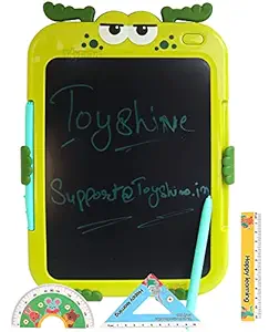 Toyshine 8.8 Inch LCD Writing Tablet Portable EWriter Electronic Handwriting Drawing Board Graphics Tablet Portable Doodle Drawing Pad with Stylus Pen for Kids Early Education Gift- Green