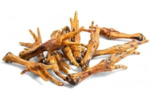 BONYA SMILE Pattes de Poulet 1000g, 1kg 1pack| Super Deal Dog stix Snack Treat Dental Stick Hooves Chewable Pet Natural digestible