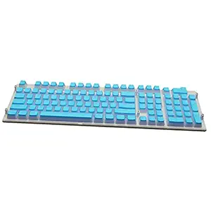 MAXBELL 108 Keys Double Shot Pudding Keycaps DIY for Cherry MX Mechanical Keyboard Sky Blue
