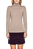  ESPRIT Damen 097EE1I035 Pullover, Braun (Taupe 5 244), Medium