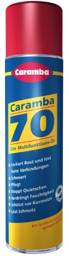 Caramba 600604012 Caramba 70 Multifunktionsl 400 ml - 5 Spezialprodukte in Einem: Rostlser,Schmiermittel,Kontaktspray,Korrosionsschutz,Teile-Reiniger - vom Hersteller eingestellt