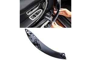 Hacreyatu Maniglia posteriore interna per porta per Serie 3 4 F30 F31 F32 F33 F34 F35 F36 F80 F82 F83 (Posteriore -Destro, Nero)