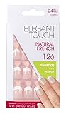 Elegant Touch Natural French Nails Number 126, Small/Pink