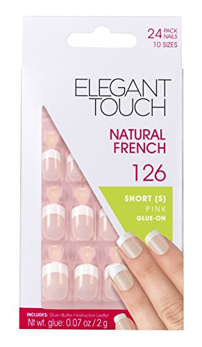 Elegant Touch Natural French Nägel - 126 Pink (S)