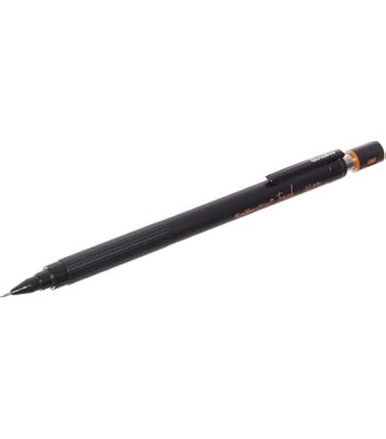 Scrikss Office Track Druckbleistift 0,5 Mm, Goldfarben – Mit Ergonomischem Griff, Gefederter Spitze Und Radierer