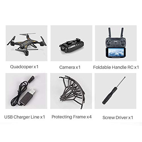 Preisvergleich Produktbild Lovelysunshiny KY601S 4 Kanal langlebiger Faltbarer Armfernsteuerungs-Quadcopter