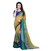 Anand Sarees Georgette Saree with Blouse Piece (1341_Multicolor_Free Size)
