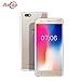 Produktbild feiledi Trade Dual-SIM-Smartphone, AllCall Madrid 3G-Mobiltelefon 5,5-Zoll-Pixel (1280x720) Quad-Core-Prozessor mit 1,3 GHz 1 GB RAM 8 GB ROM 8MP + 2MP-Kameras - Gold