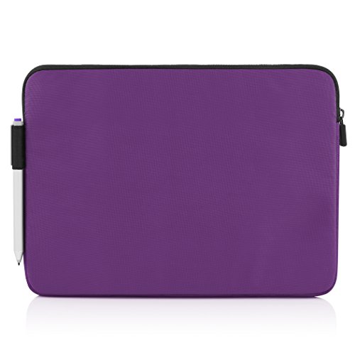 Incipio ORD horizontale Tasche für Microsoft Surface 3 – von Microsoft zertifizierte, gepolsterte Nylon-Schutztasche inkl. Außentasche – lila - 4
